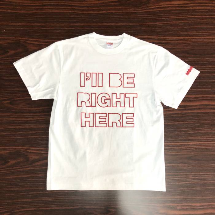 Tシャツ　RIGHT HERE （赤・L）
