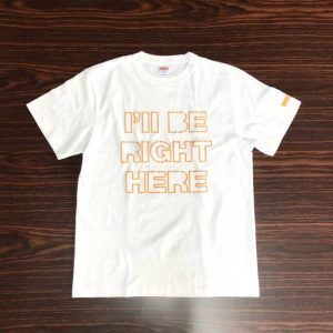 Tシャツ　RIGHT HERE （オレンジ・L）