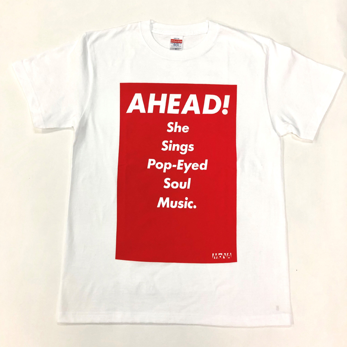 Tシャツ　AHEAD!（赤・M）