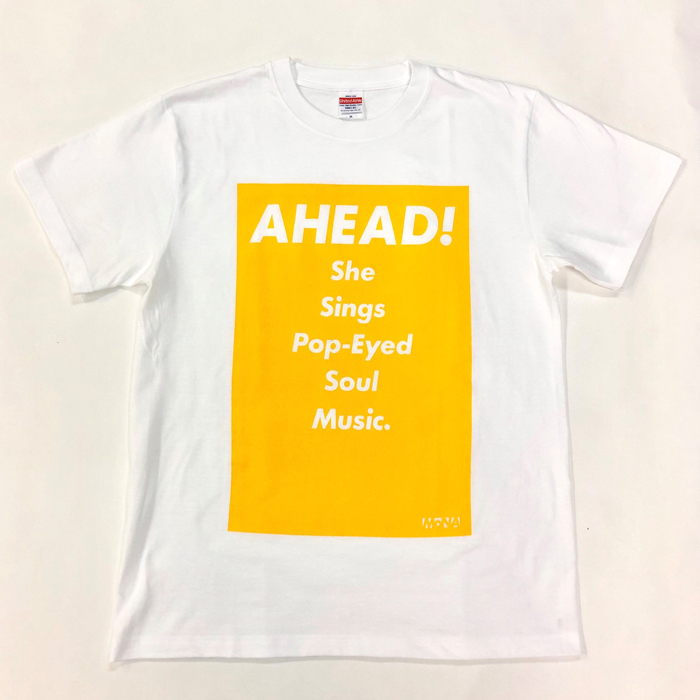 Tシャツ　AHEAD!（黄・M）