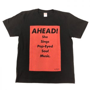 Tシャツ　AHEAD!（黒・M）
