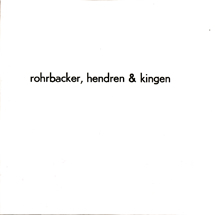 ローバッカー・ヘンドレン＆キンゲン （生産限定紙ジャケット仕様）