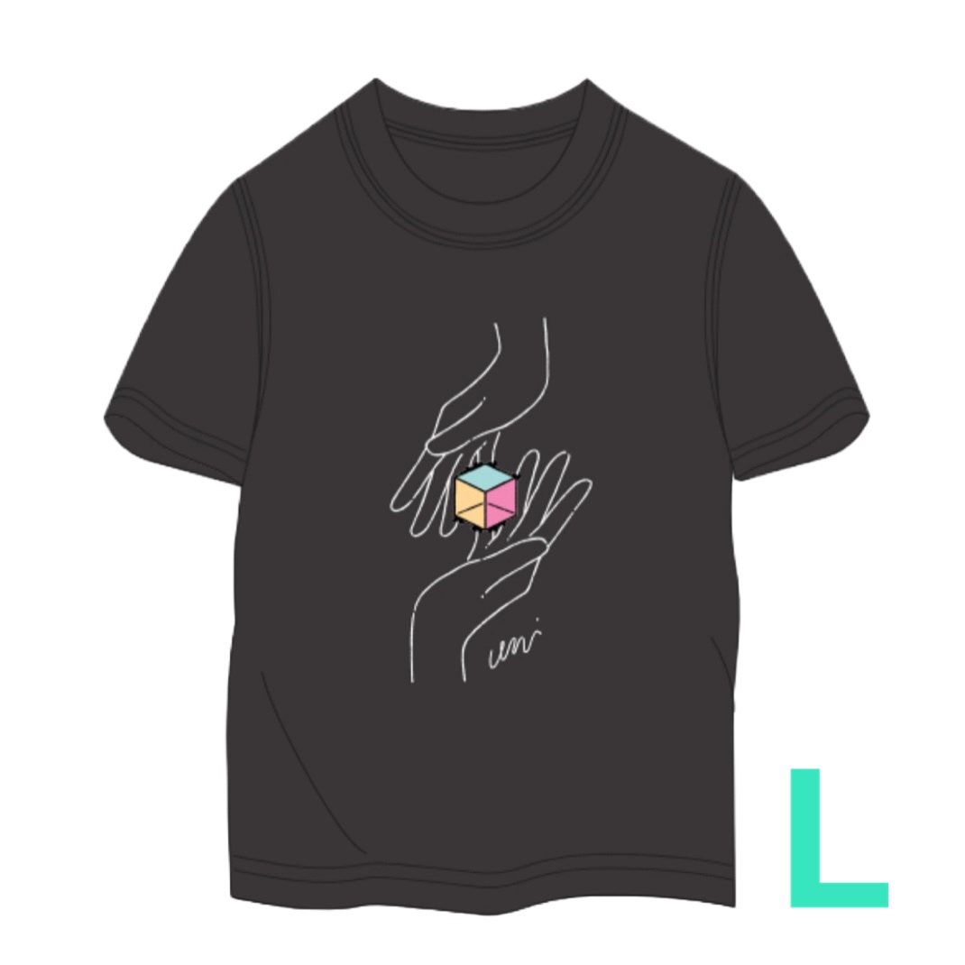 UNI Tシャツ 黒 L